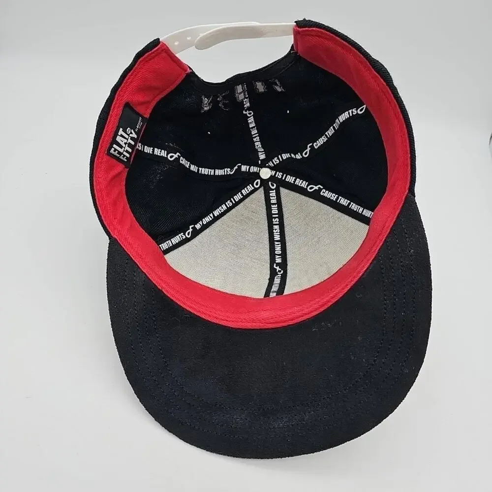 Rare Flat Fitty Die Real Snapback Cap Hat, One Size - Picture 9 of 9